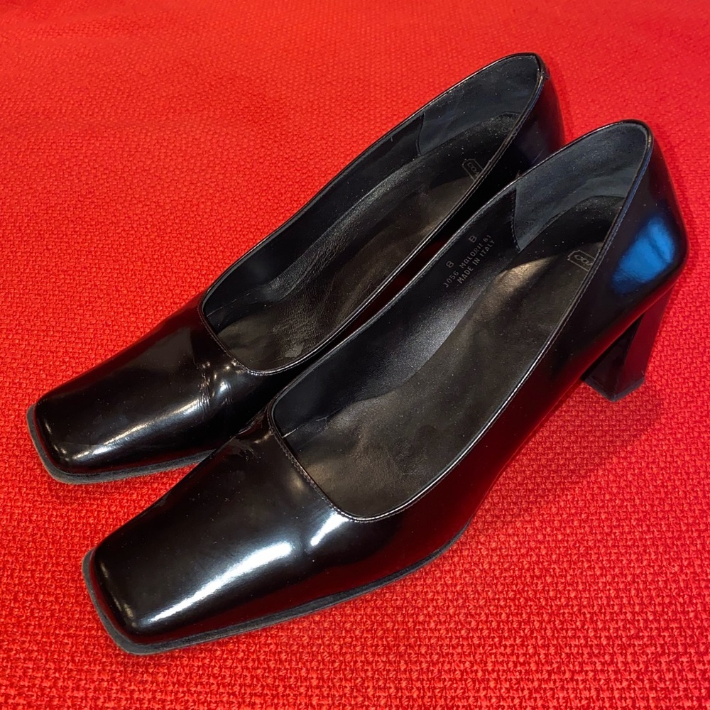 Coach Square Toe Heels